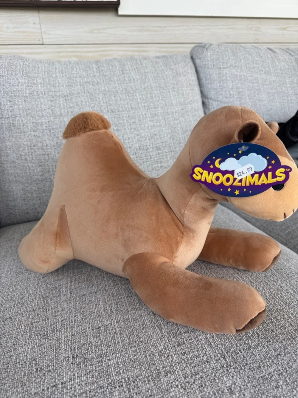 Snoozimal Plush Camel Stuffed Animal - Brown